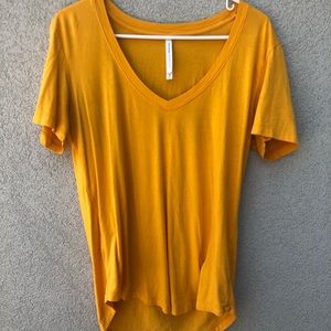 Yellow vneck